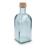 insideout vierkante recycled glas waterfles 500 ml