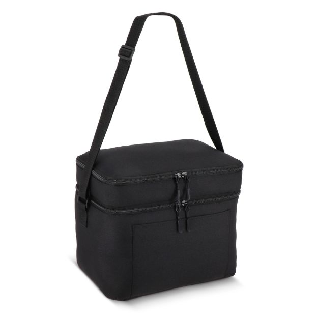 r-pet koeltas met twee vakken 12 liter