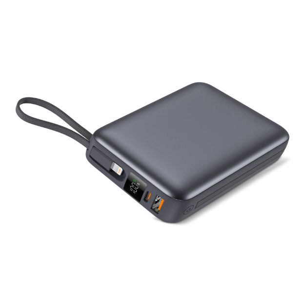 powerbank met ingebouwde kabels 20000 mah