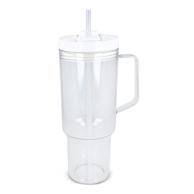 miami beker met handvat transparant 1200 ml r-pet