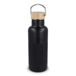 recycled rvs thermofles 500 ml lekvrije bamboedop