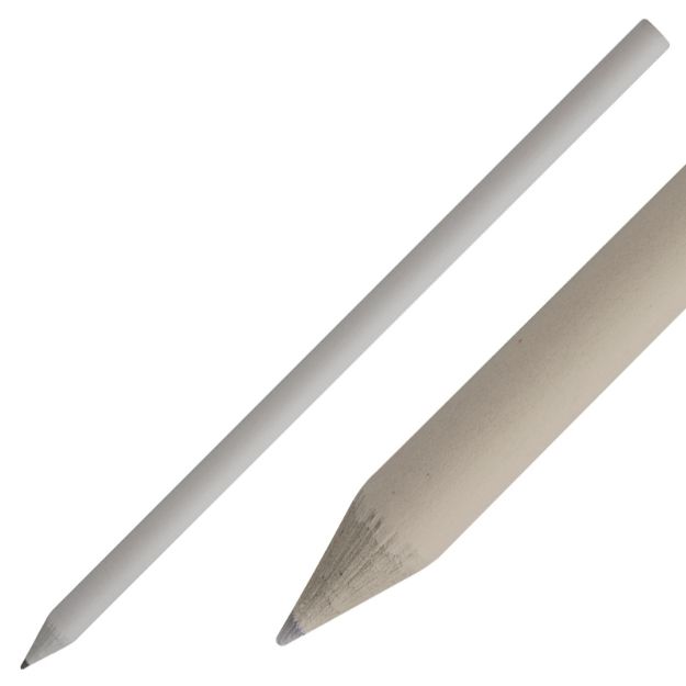 potlood gemaakt van recycled papier.