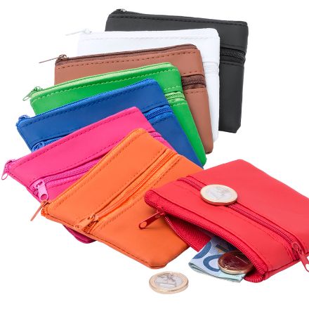 portemonnee callen met rits en sleutelhanger.