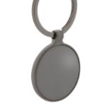 ronde metalen sleutelhanger minna