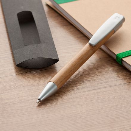 bamboe balpen revey blauwschrijvend