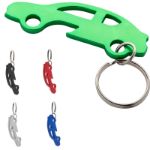 aluminium sleutelhanger in de vorm van een auto