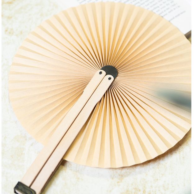 waaier kraftpapier lolli