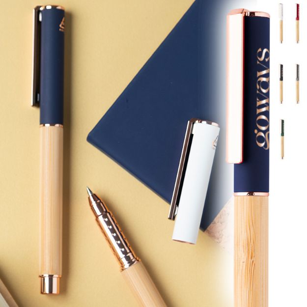 roller balpen recycled aluminium blush