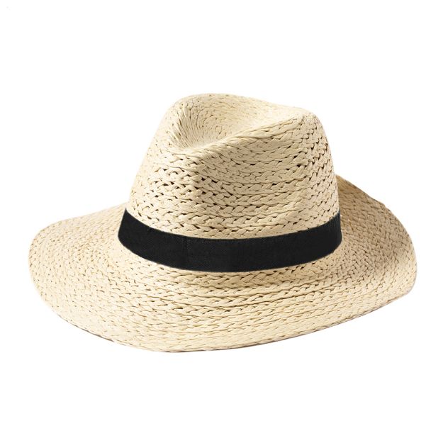 strohoed unisec zonder band met verstelbare band