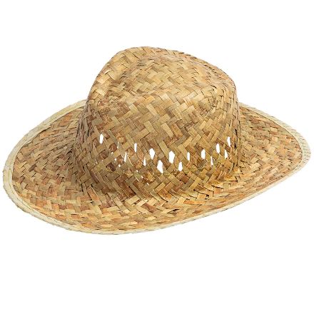 unisex strohoed zonder band geleverd