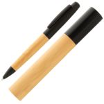 metalen draaibalpen met bamboe houder