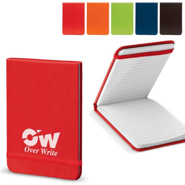 pocketbook a6 met gestreept papier