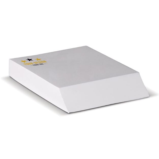 memoblok 220 vellen incl bedruking op elk vel