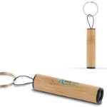 zaklamp sleutelhanger bamboe
