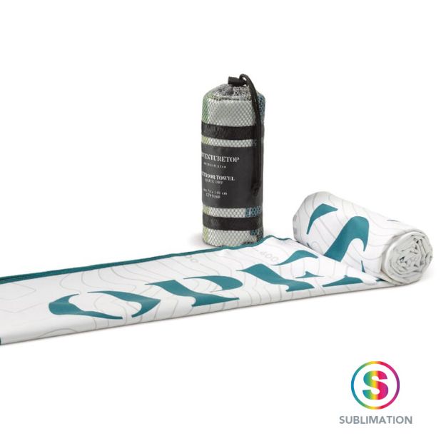 sneldrogende outdoor handdoek met custom-made prin