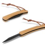 opvouwbaar zakmes van bamboe