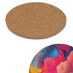 ronde onderzetter van kurk