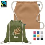 fairtrade katoenen trekkoordtas 180 g/m2