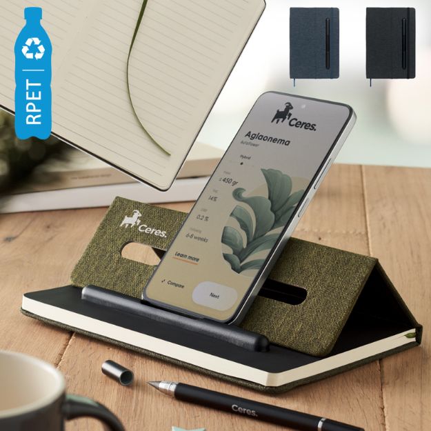 a5 notitieboek met telefoonhouder en inktloze pen