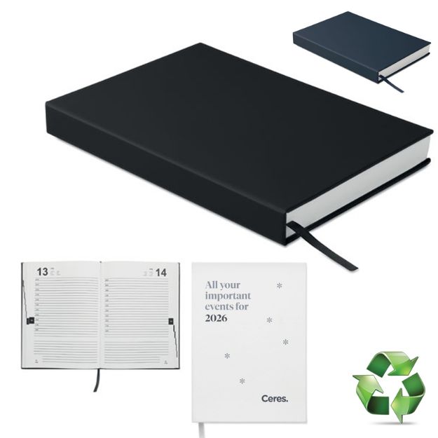 a5 dagplanner ongedateerd 208 vellen met lint