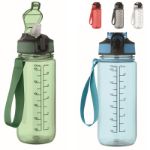 motiverende rpet sportdrinkfles met rietje 700 ml