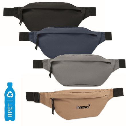 rpet heuptasje heeft verborgen achtervak met rits