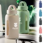 fles van hoog borosilicaatglas inhoud van 600 ml