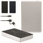 powerbank 10.000 mah recycled aluminium met lampje