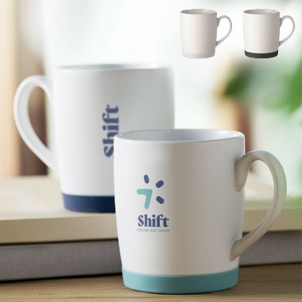 keramische mok 300 ml met een siliconen basis