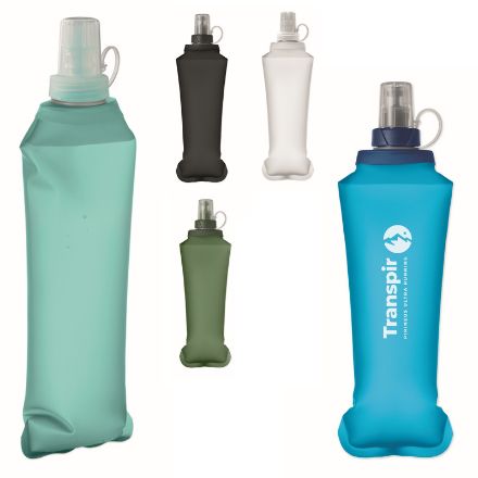 opvouwbare waterfles met bijtventiel 500 ml