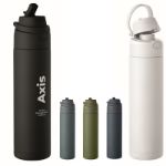 dubbelwandige geïsoleerde fles 500 ml met rietdop