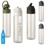 rpet fles 700 ml met 2-in-1 drink- en rietjesdop