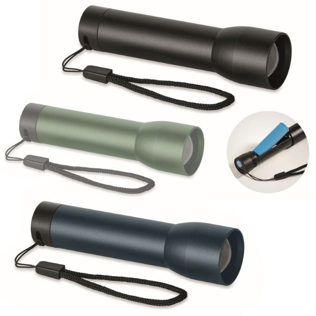 aluminium oplaadbare zaklamp krachtig en robuust