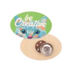 custom made magnetische badge woobadge