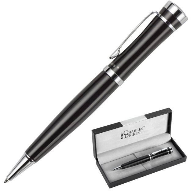 metal charles dickens balpen bibi