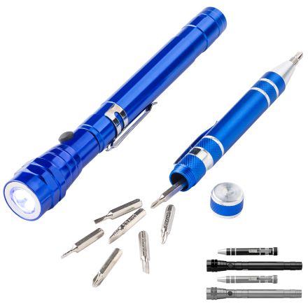 aluminium 2-in-1 zaklamp olivia