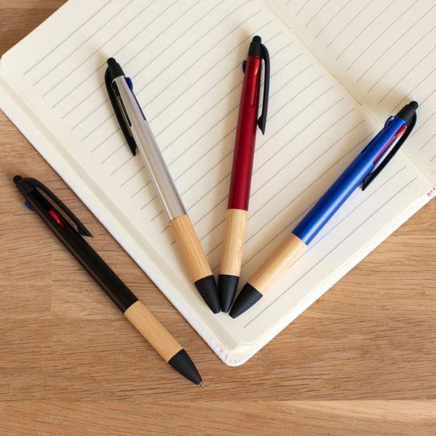 abs 3-kleuren inkt balpen malachi