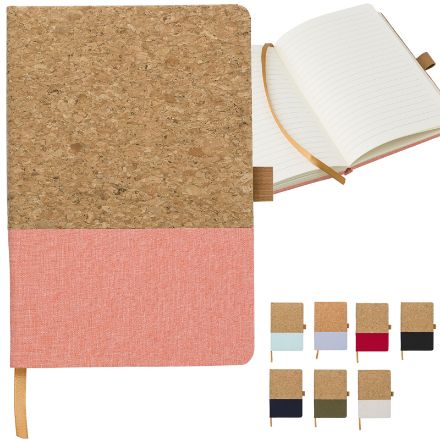 kurk en katoenen notitieboekje trevor