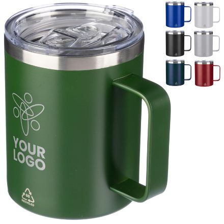 recycled roestvrijstalen dubbelwandige mok 300 ml