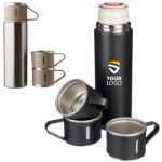 roestvrijstalen dubbelwandige flessenset herbert