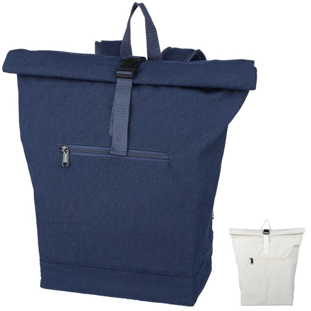 gerecyclede polycotton roll-top reistas