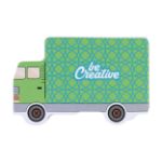 custom made sticky notitieblok truck 50 vellen