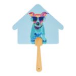 custom made waaier met bamboe handvat full colour