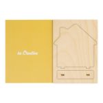 custom made kaart met houten knutselpuzzel c6 post