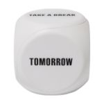 dobbelsteenvormige beslisser met leuke berichten