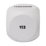 dobbelsteenvormige beslisser met leuke berichten