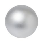 metallic afwerking antistress bal ø 70 mm - zilver