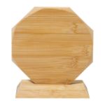 achthoekige bamboe trofee troboo in geschenkdoos