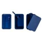 stapelbare lunchbox duplox met bestekset 1000 ml