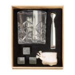 set met whisky glas higland 250 ml in geschenkdoos